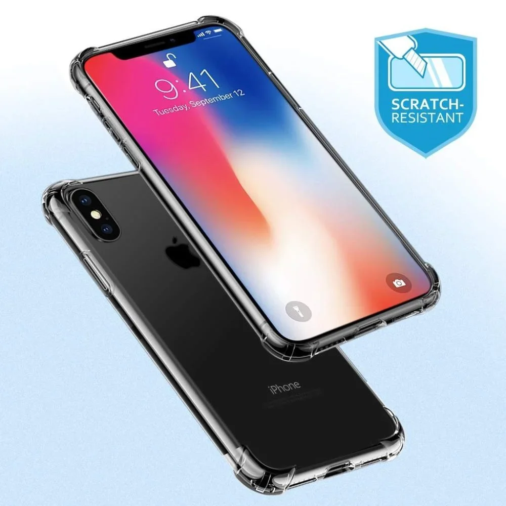 NEW iPhone Xs 1Os X 10 Case Clear Cover Slim Soft